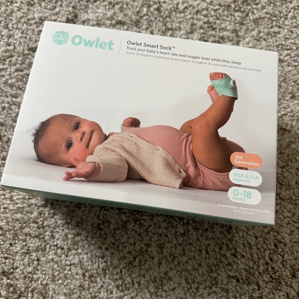 Owlet Smart Sock - Mint Green